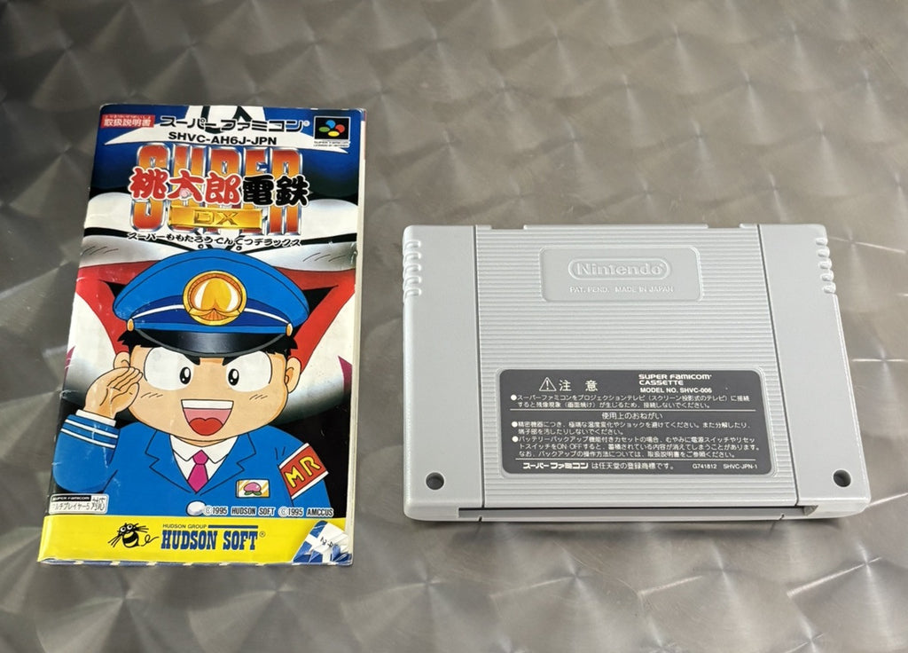 Super Momotaro Dentetsu DX Super Famicom SFC HUDSON-SOFT Complete