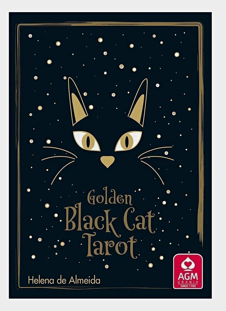 Golden Black Cat Tarot Deck - Helena de Almeida (AGM Urania)