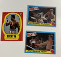 Rocky 4 Movie 2 Trading Cards Base Set and Sticker 1985