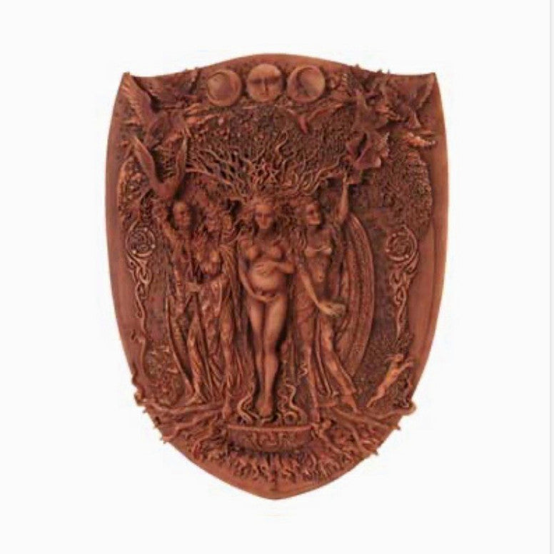 Triple Goddess, Mother, Maiden, Crone wall Plaque