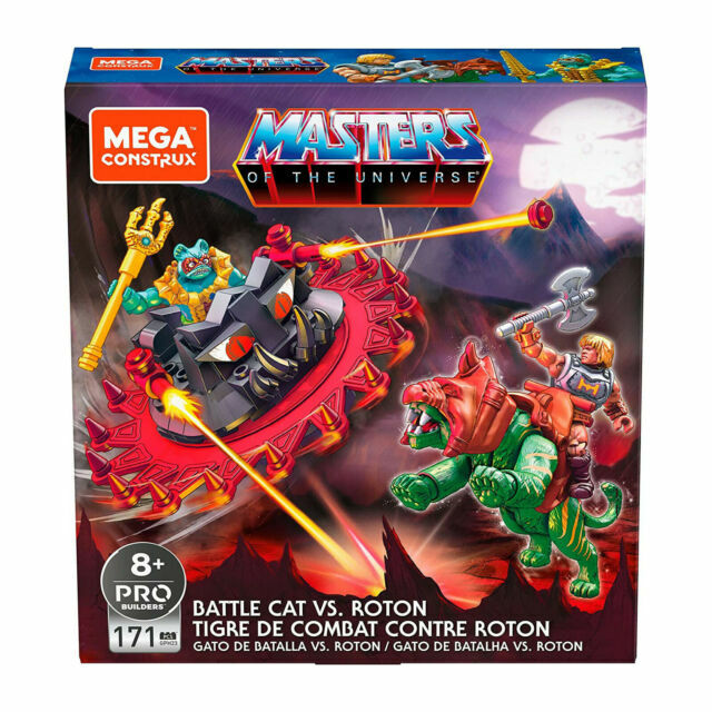 Mega Construx Masters Of The Universe Battle Cat Vs Roton Heman He Man Mattel