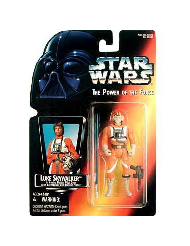 NEW STAR WARS The Power of the Force LUKE SKYWALKER Pilot 1995 Action Figure