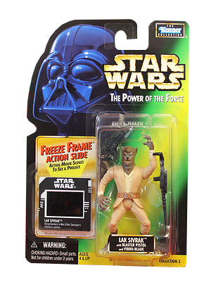Star Wars Lak Sivrak 3.75" Figure Power of the Force Freeze Frame New 1997